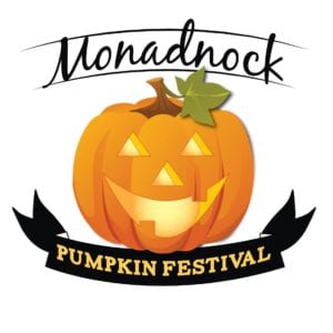vector art of a jack o lantern serving as a logo for the Pumpkin Festival